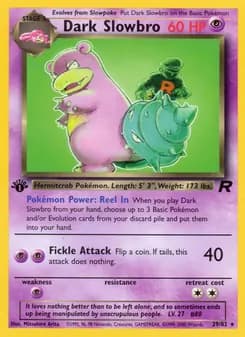 Dark Slowbro — Team Rocket — Rare
