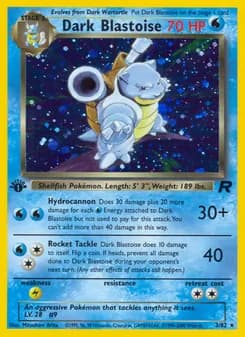 Dark Blastoise — Team Rocket — Rare