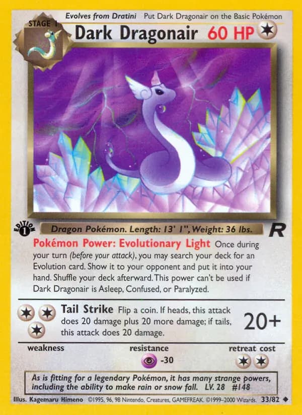 Dark Dragonair — Team Rocket, Uncommon