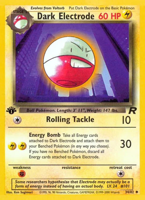 Dark Electrode — Team Rocket, Uncommon