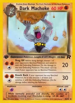 Dark Machoke — Team Rocket — Uncommon
