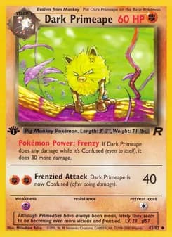 Dark Primeape — Team Rocket — Uncommon