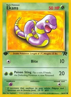 Ekans — Team Rocket — Common