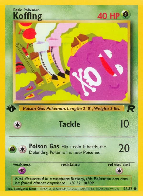 Koffing — Team Rocket, Common