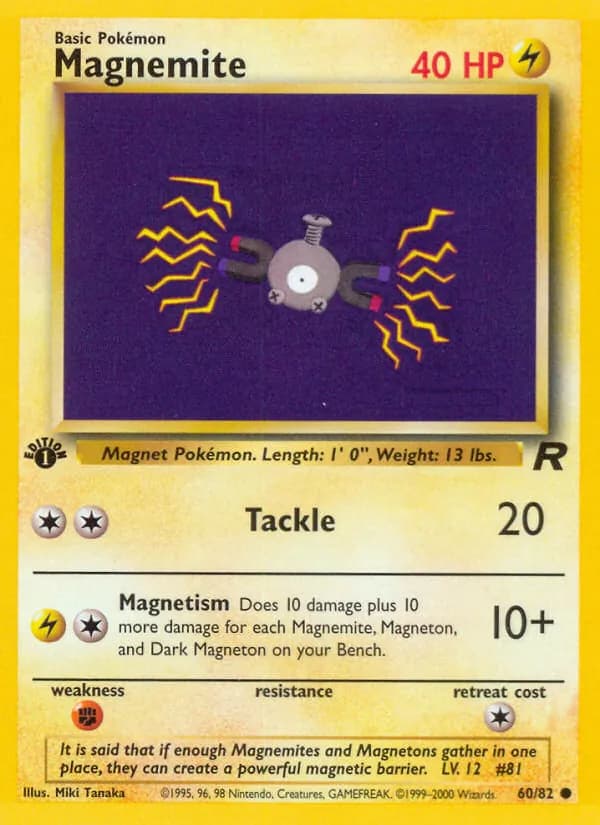 Magnemite — Team Rocket, Common