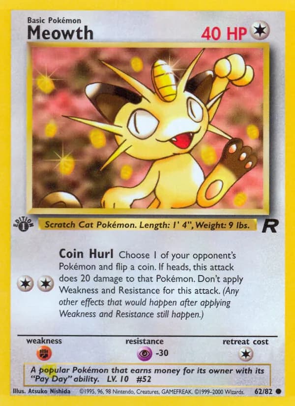 Meowth — Team Rocket, Common