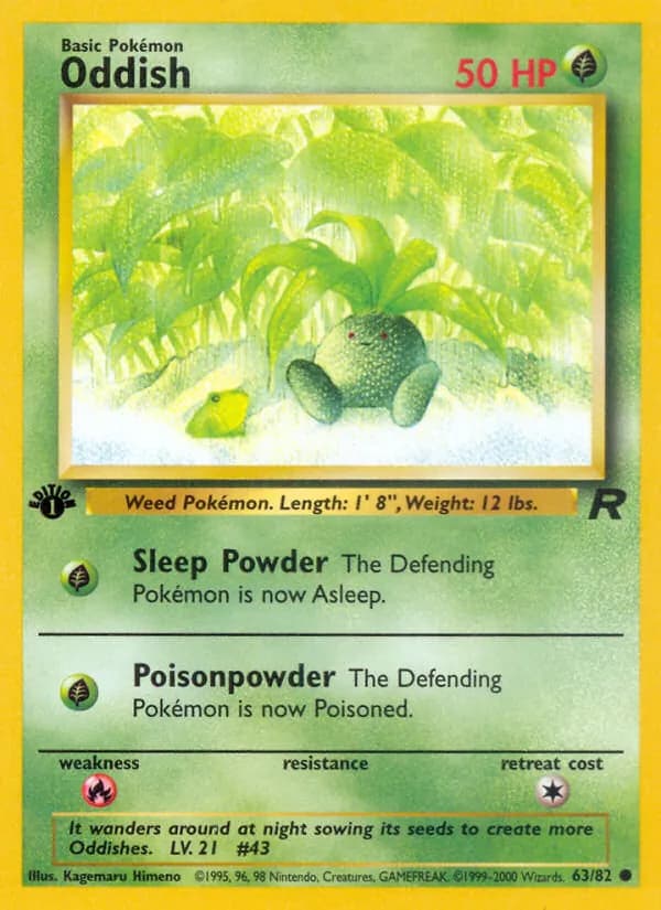 Oddish — Team Rocket, Common