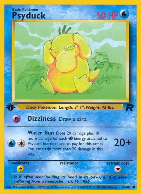Psyduck — Team Rocket, Common