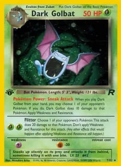 Dark Golbat — Team Rocket — Rare