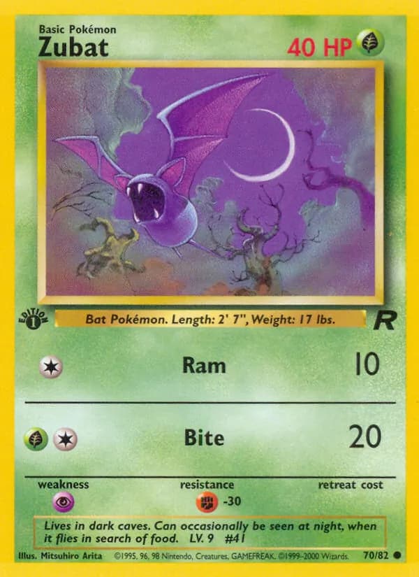 Zubat — Team Rocket, Common