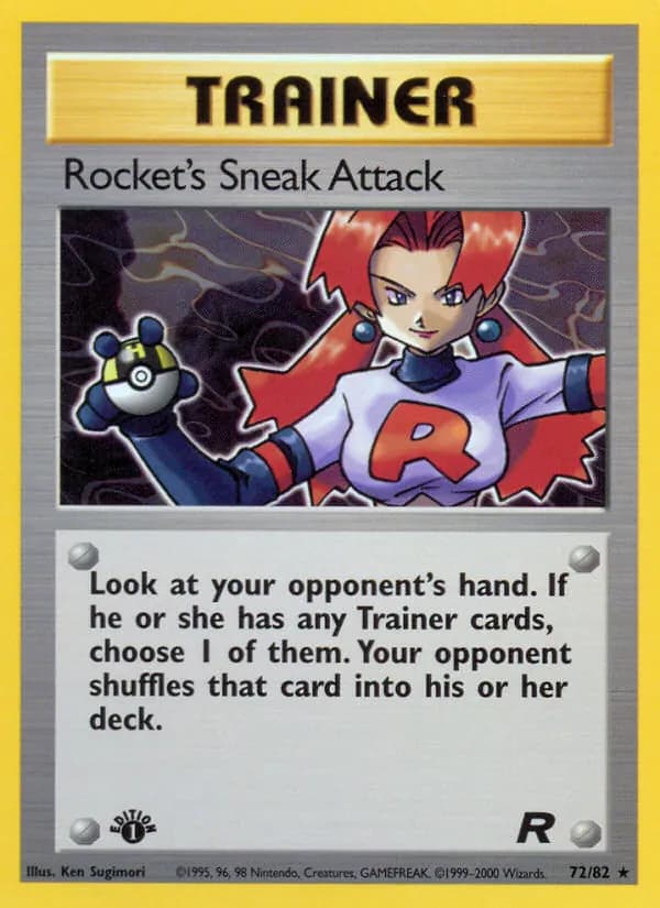 Rocket's Sneak Attack — Team Rocket, Rare