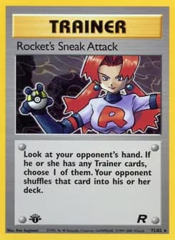 Rocket's Sneak Attack — Team Rocket — Rare