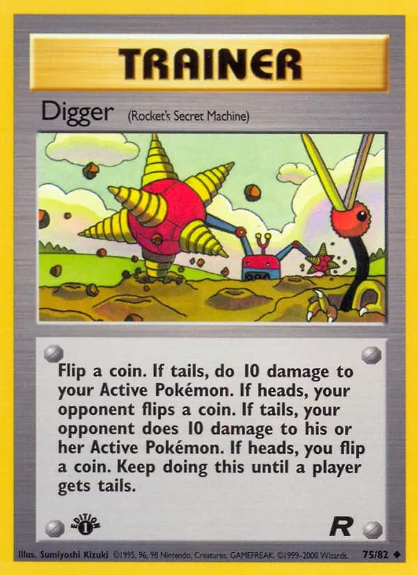 Digger — Team Rocket, Uncommon