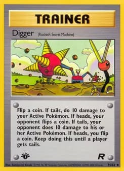 Digger — Team Rocket — Uncommon