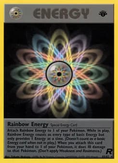 Rainbow Energy — Team Rocket — Rare