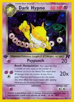 Dark Hypno — Team Rocket — Rare