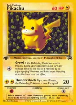 Pikachu — Wizards Black Star Promos — Common