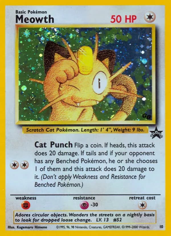 Meowth — Wizards Black Star Promos, Common