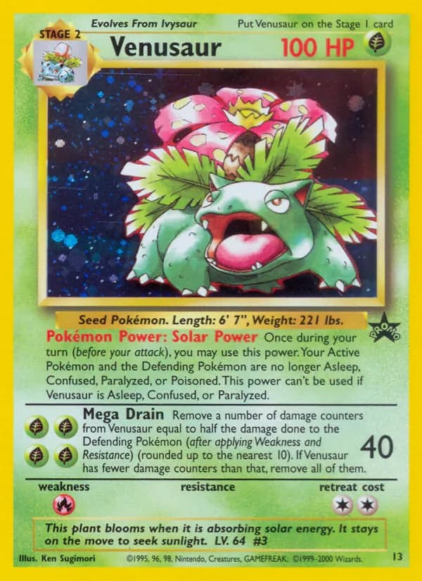 Venusaur — Wizards Black Star Promos, Common