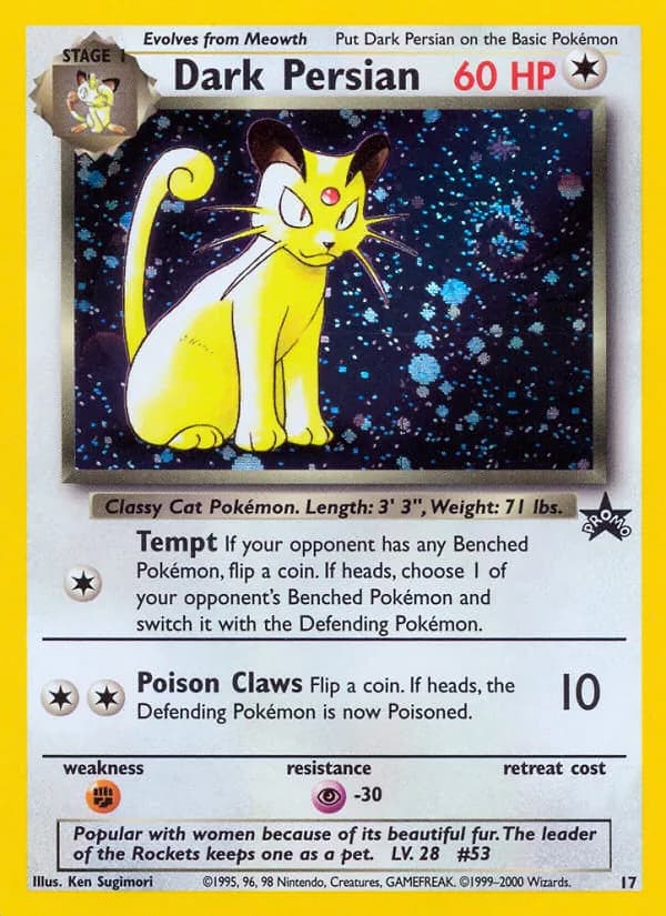 Dark Persian — Wizards Black Star Promos, Common