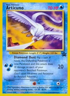 Articuno — Wizards Black Star Promos — Common