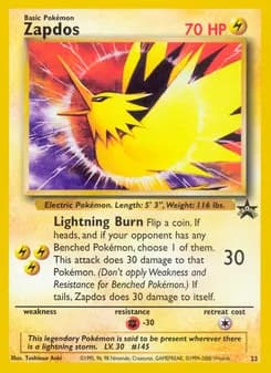 Zapdos — Wizards Black Star Promos — Common