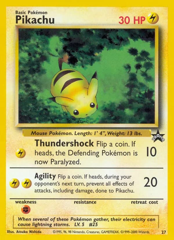 Pikachu — Wizards Black Star Promos, Common
