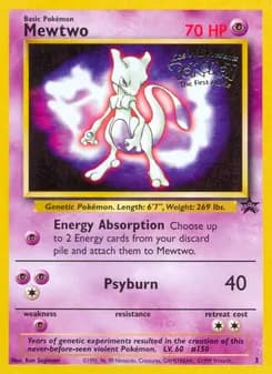 Mewtwo — Wizards Black Star Promos — Common