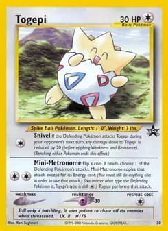 Togepi — Wizards Black Star Promos — Common
