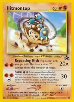 Hitmontop — Wizards Black Star Promos — Common