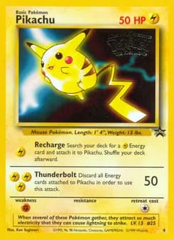Pikachu — Wizards Black Star Promos — Common