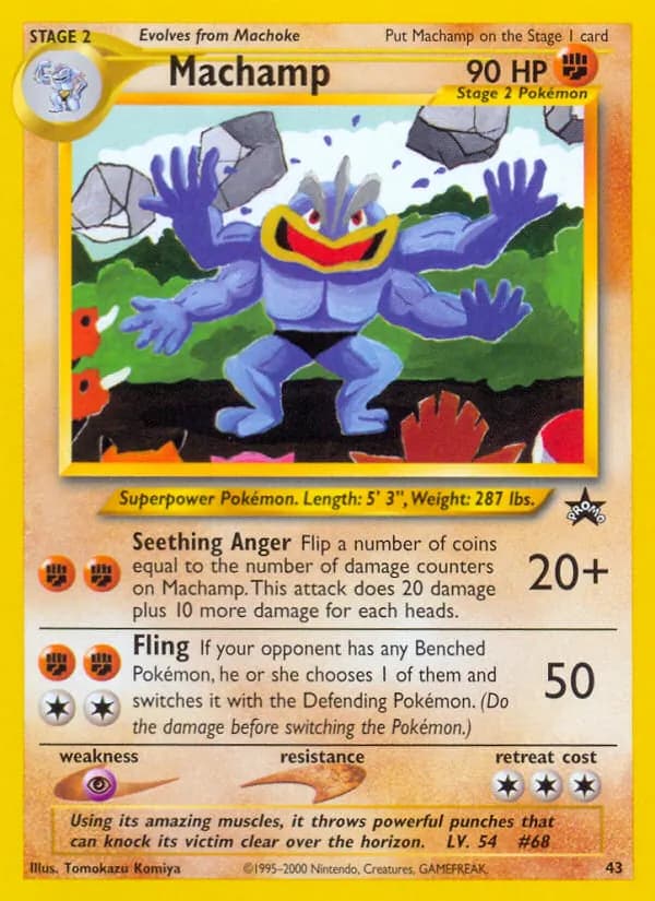 Machamp — Wizards Black Star Promos, Common