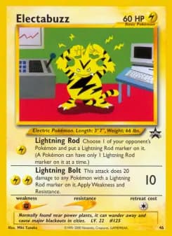 Electabuzz — Wizards Black Star Promos — Common