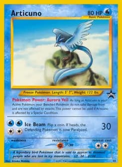 Articuno — Wizards Black Star Promos — Common