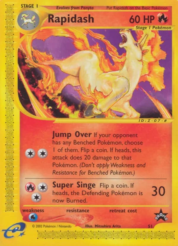 Rapidash — Wizards Black Star Promos, Common