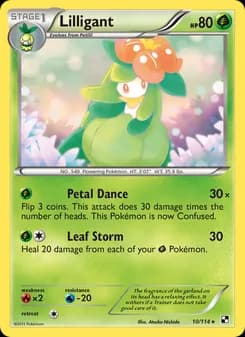 Lilligant — Black & White — Rare