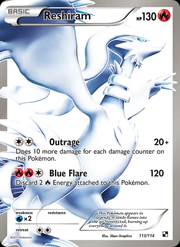 Reshiram — Black & White, Ultra Rare