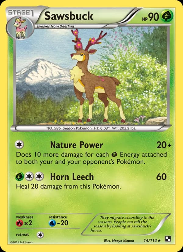 Sawsbuck — Black & White, Rare