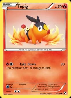 Tepig — Black & White — Common