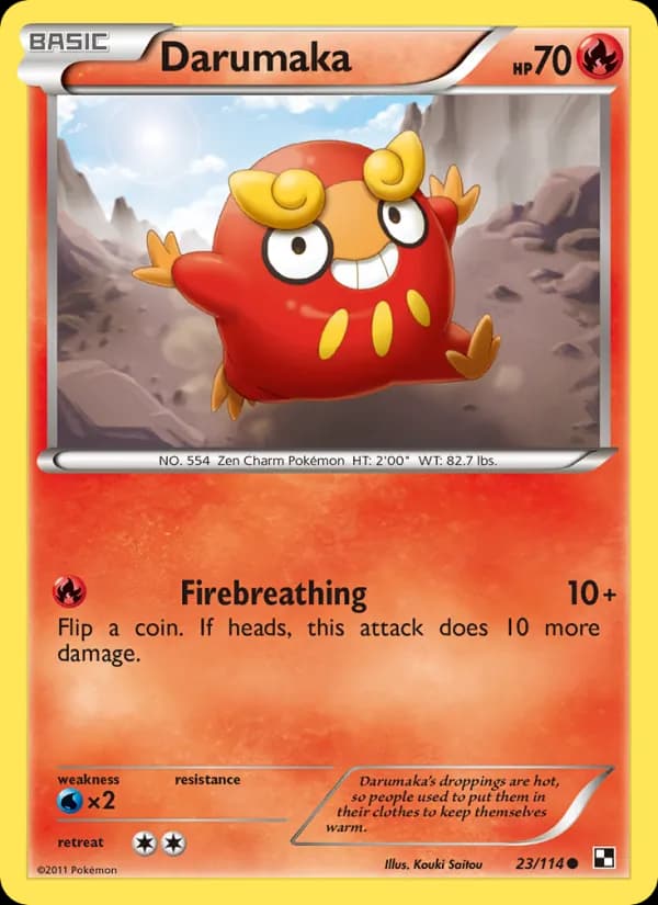 Darumaka — Black & White, Common