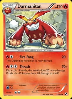 Darmanitan — Black & White — Rare