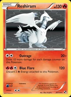 Reshiram — Black & White — Rare