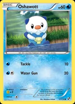 Oshawott — Black & White — Common