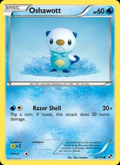 Oshawott — Black & White — Common