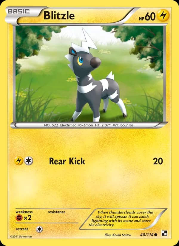 Blitzle — Black & White, Common