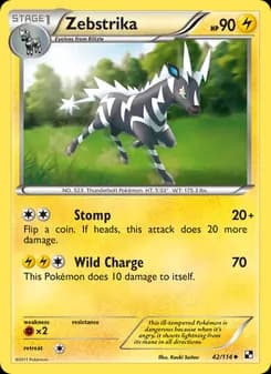 Zebstrika — Black & White — Uncommon