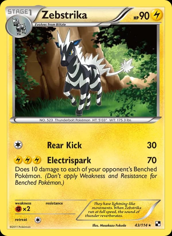 Zebstrika — Black & White, Rare