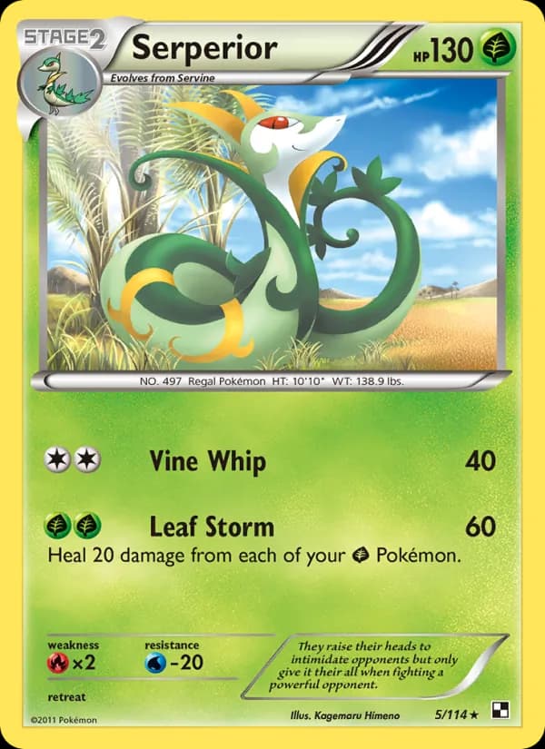Serperior — Black & White, Rare