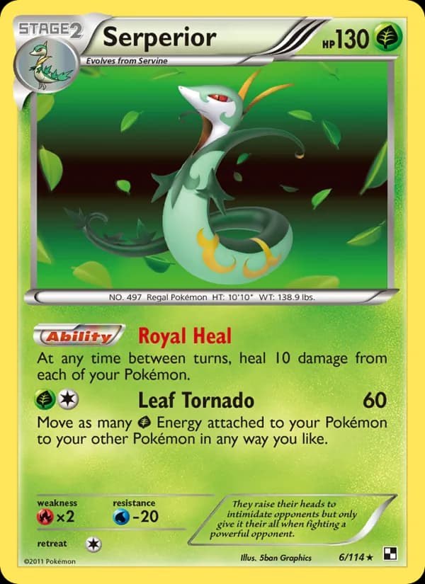 Serperior — Black & White, Rare