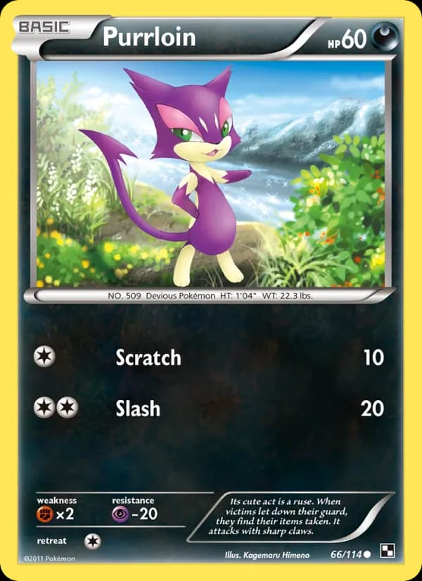Purrloin — Black & White, Common